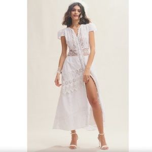 LoveShackFancy Tussan Midi Dress